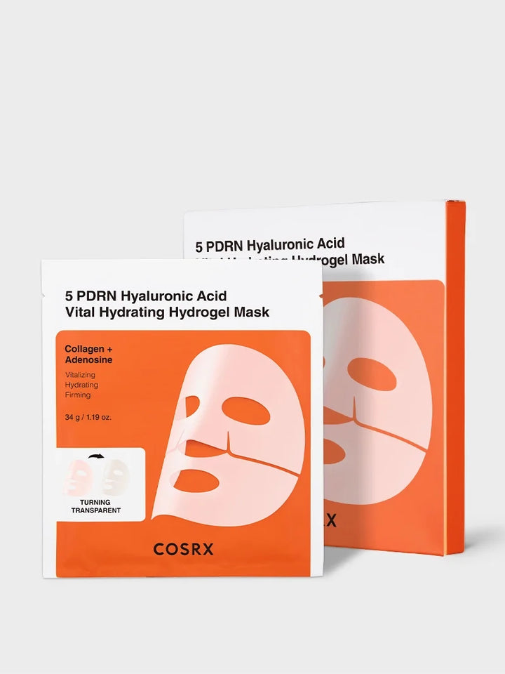 COSRX 5 PDRN Hyaluronic Acid Vital Hydrating Hydrogel Mask L5